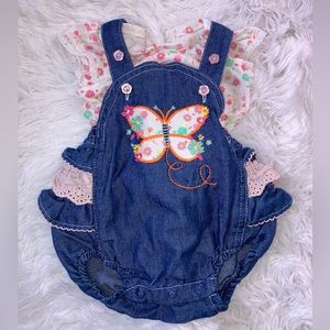2pc Baby Overall Set